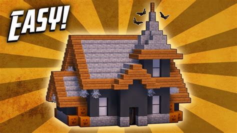 Minecraft: How To Build A Haunted Halloween House Tutorial - YouTube