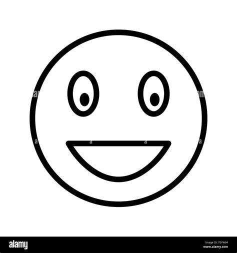 Illustration Laughing Emoji Icon Stock Photo - Alamy