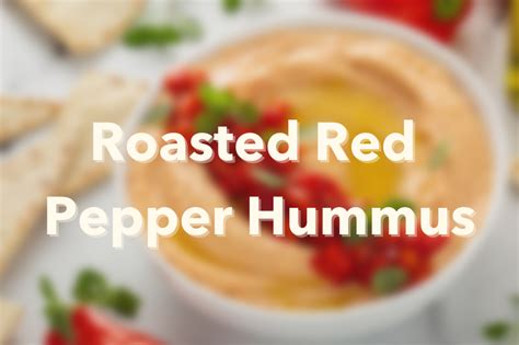 Roasted Red Pepper Hummus! – Nutrition For Longevity Meal Delivery