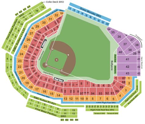 Fenway Park Seating Chart Grandstand 8 – Two Birds Home