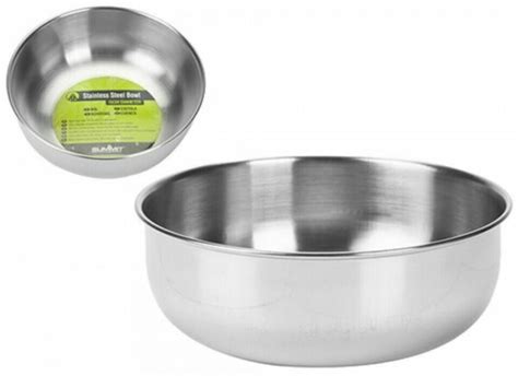 Eight-Piece Stainless Steel Dinner Plates & Bowls Camping Set