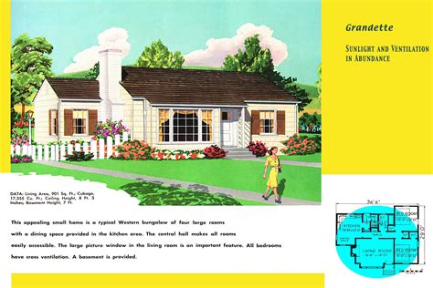 1950s House Plans for Popular Ranch Homes