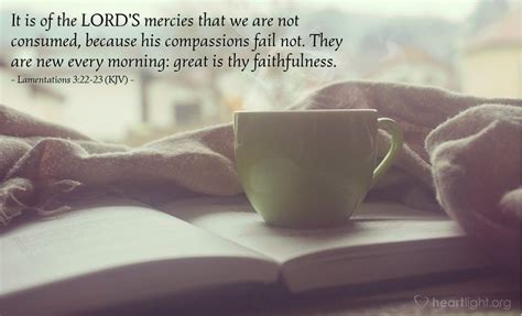 Lamentations 3:22-23 (KJV) — Today's Verse for Monday, January 7, 2013