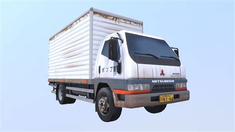 Mitsubishi Fuso Canter Box Truck - 3D model by JamesPStevens [7801595 ...