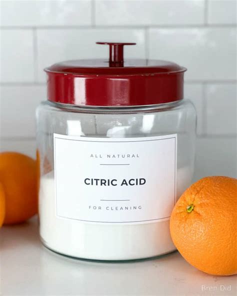 Cleaning With Citric Acid: A DIY Guide with Homemade Recipes - Bren Did