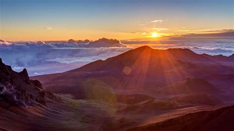 Sunrise at Haleakala on Maui, the House of the Sun