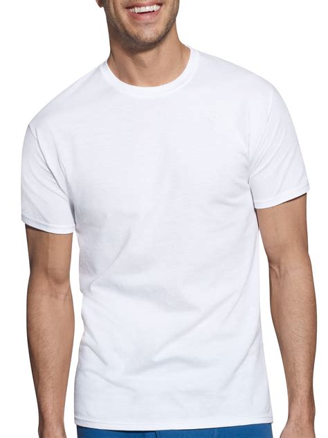 Hanes - Hanes Men's Super Value 10pk White Crew Neck T-Shirt - Walmart ...