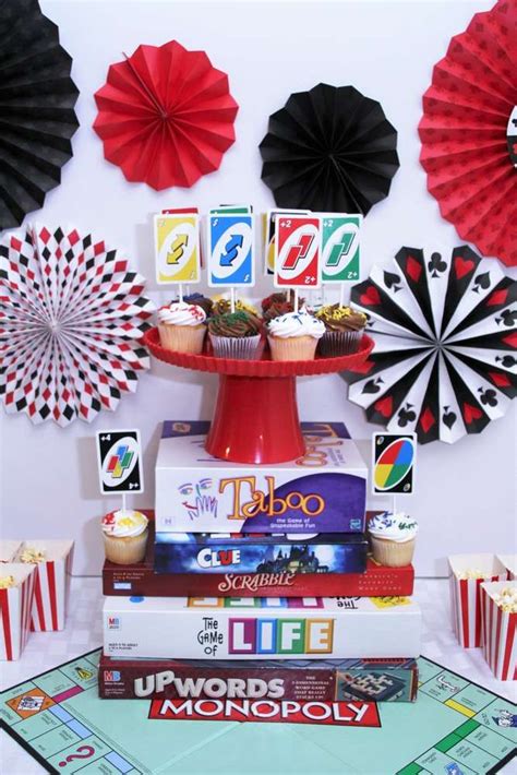 Game Night Birthday Party Ideas | Photo 1 of 20 | Birthday party ...