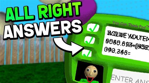 WE FOUND THE SOLUTION OUTSIDE THE MAP USING CHEATS! (Baldi's Basics New ...