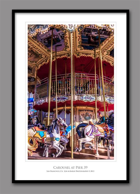 The Carousel at Pier 39. | Pier 39, Travel photography, Francisco