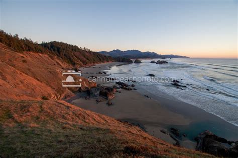 Ecola State Park at Sunset - Cannon Beach Photo