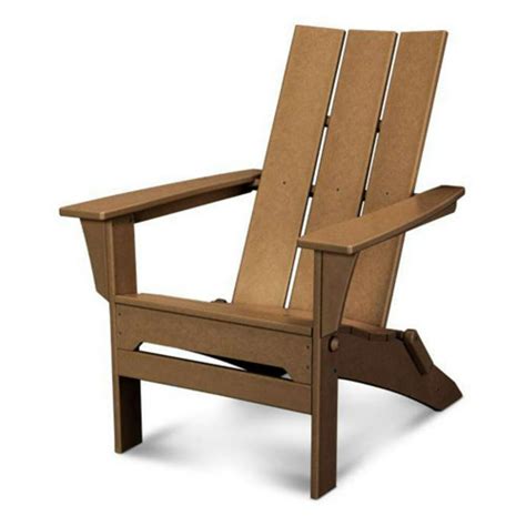 POLYWOOD® Modern Folding Adirondack Chair - Walmart.com - Walmart.com