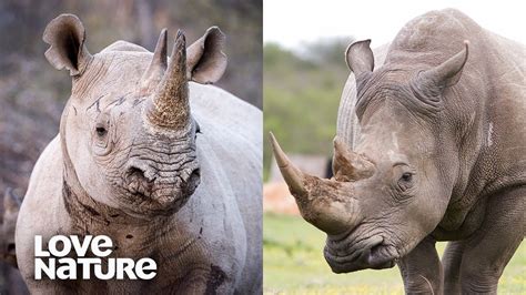 African Rhinoceros Vs Indian