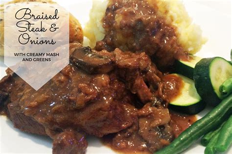 Braised Steak and Onions Recipe - Mum's Lounge