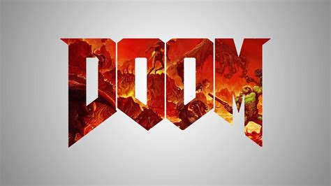 Doom Logo UHD 4K Wallpaper | Pixelz