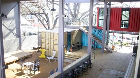 Go Inside Container Bar's Shipping Container Architecture - Eater Austin