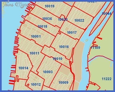 a map of the city of new york, with red lines indicating where streets ...