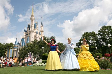 Aurora and Snow White Moving at Magic Kingdom