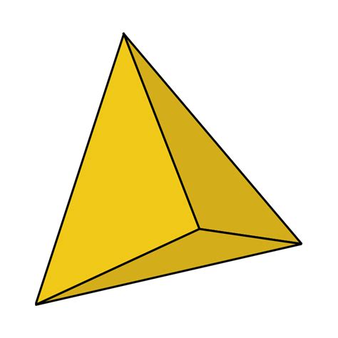 Triangular Pyramid Faces Edges Vertices