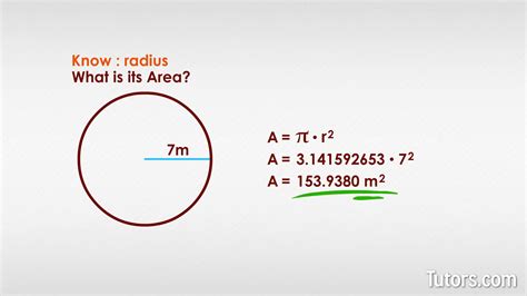 Area Of A Circle | Formula For Radius, Diameter, & Circumference