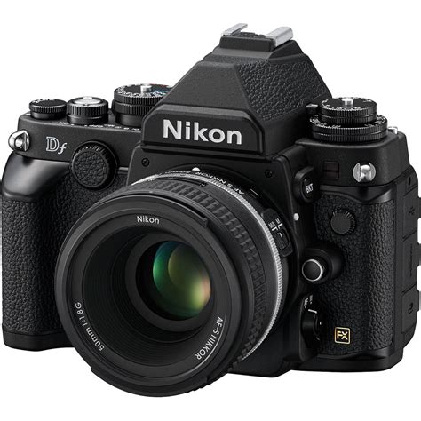 Nikon Df DSLR Camera with 50mm f/1.8 Lens (Black) 1527 B&H Photo