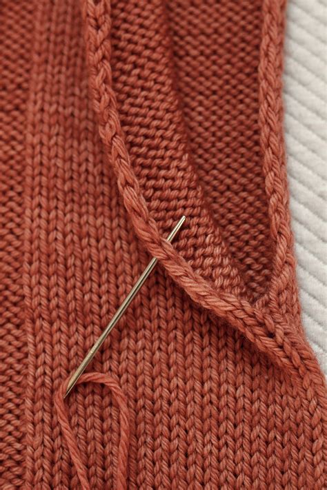 Attaching the sleeves . Knitting tutorial - Marzena Kołaczek