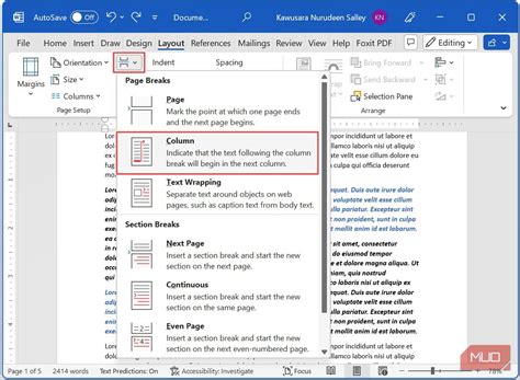 How to Create Columns in Microsoft Word