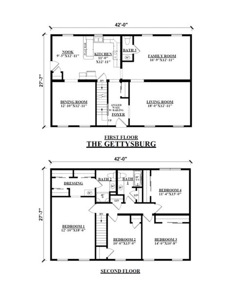 4 Bedroom 2 Story Modular Home Floor Plans | www.cintronbeveragegroup.com