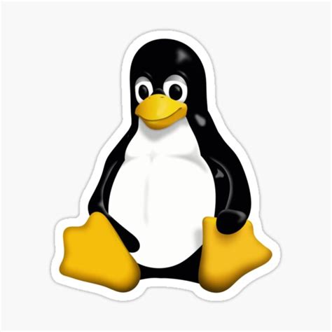 "Tux - Linux Mascot" Sticker by awildanon | Redbubble