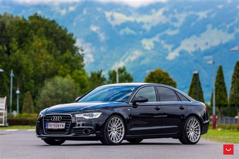 audi a6, Cars, Black, Sedan, Vossen, Wheels Wallpapers HD / Desktop and ...