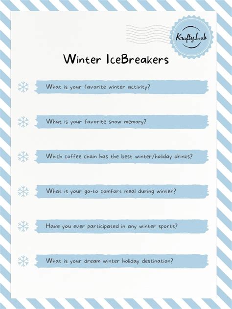 60 Holiday Icebreaker Questions For Team Building At Work