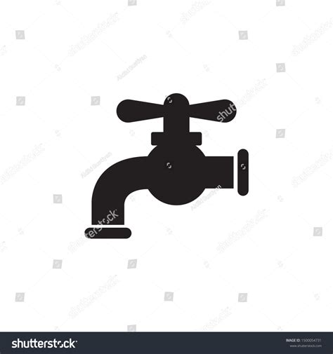 Water Tap Icon Vector Illustration Logo Stock Vector (Royalty Free ...