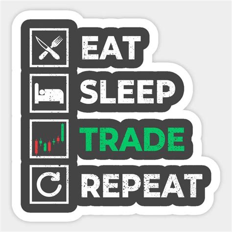 Trading Gift Eat Sleep Trade Repeat Stock Market Trader by steigdesign ...