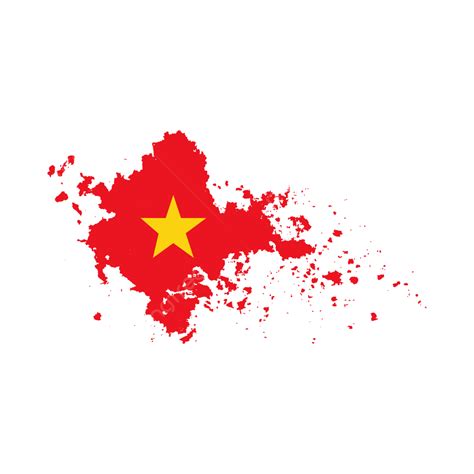 Vietnam Flag Vector Art PNG, Vietnam Flag Brush, Vietnam Png, Brush ...