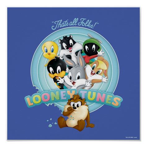 an image of looney tunes with cartoon characters in the middle and ...