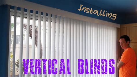 Installing Vertical Blinds - YouTube