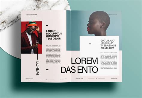 Free InDesign Modern Fashion Magazine Layout Template