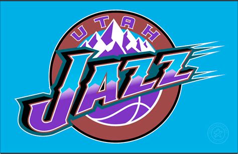 Utah Jazz Logo - Primary Dark Logo - National Basketball Association ...