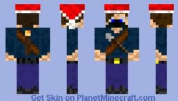 Miner with Santa Hat! Minecraft Skin