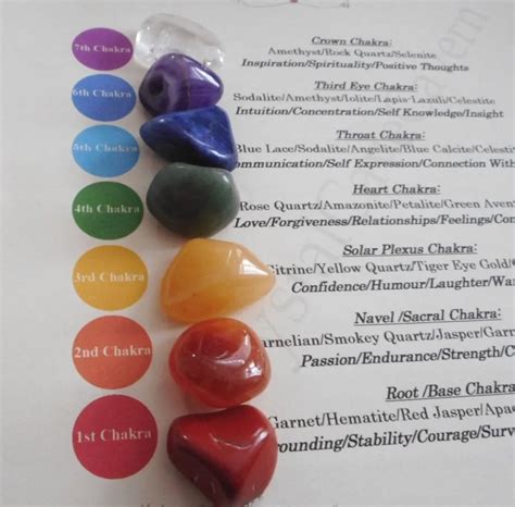 CHAKRA HEALING CRYSTALS 7 HEALING CRYSTALS REIKI HEALING, MEDITATION-in ...