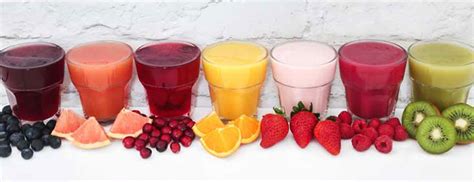 Fruit juice (syrup) and fruit juice beverages (products)