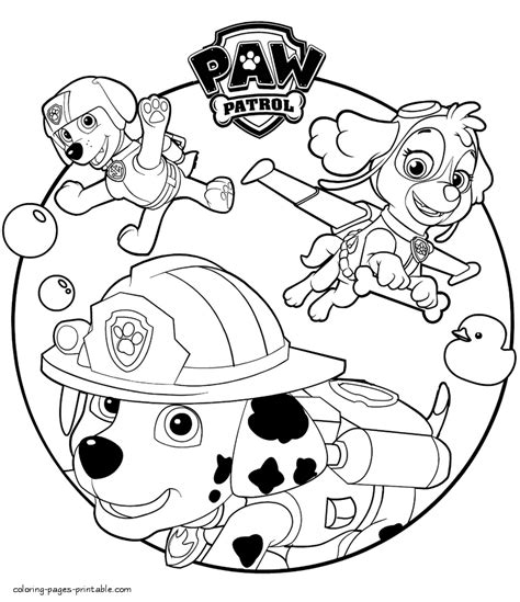 Printable Coloring Pages | Paw patrol coloring pages, Paw patrol ...