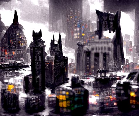 ArtStation - Gotham style Cityscape | Artworks