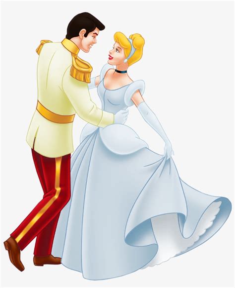 Cinderella Clip Art - Cinderella Prince Charming Dancing Transparent ...