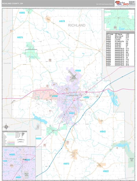 Map Of Richland County Ohio | Maps Of Ohio