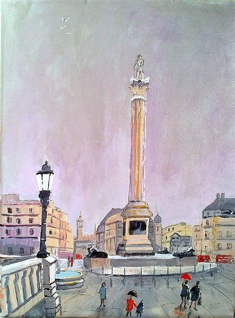 Trafalgar Square Painting at PaintingValley.com | Explore collection of ...