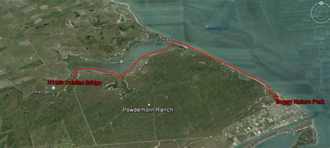 Powderhorn Ranch Shoreline Past Paddles - San Antonio Bay ...