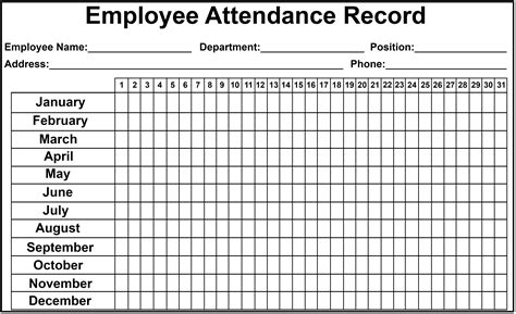 Employee Attendance Tracking