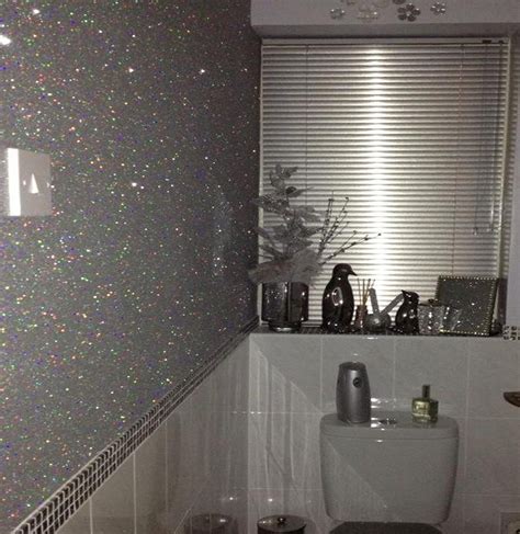 Glitter - Stardust - Shades of Silver / Black | Silver paint walls ...