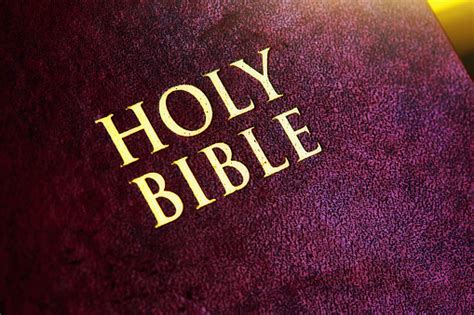 Cover Of The Holy Bible Stock Photo - Download Image Now - Bible ...